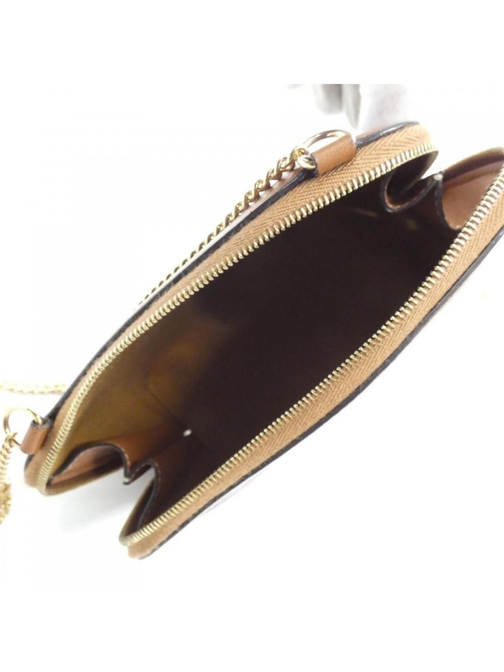 Celine Chain Clutch Tan - Picture 8 of 8